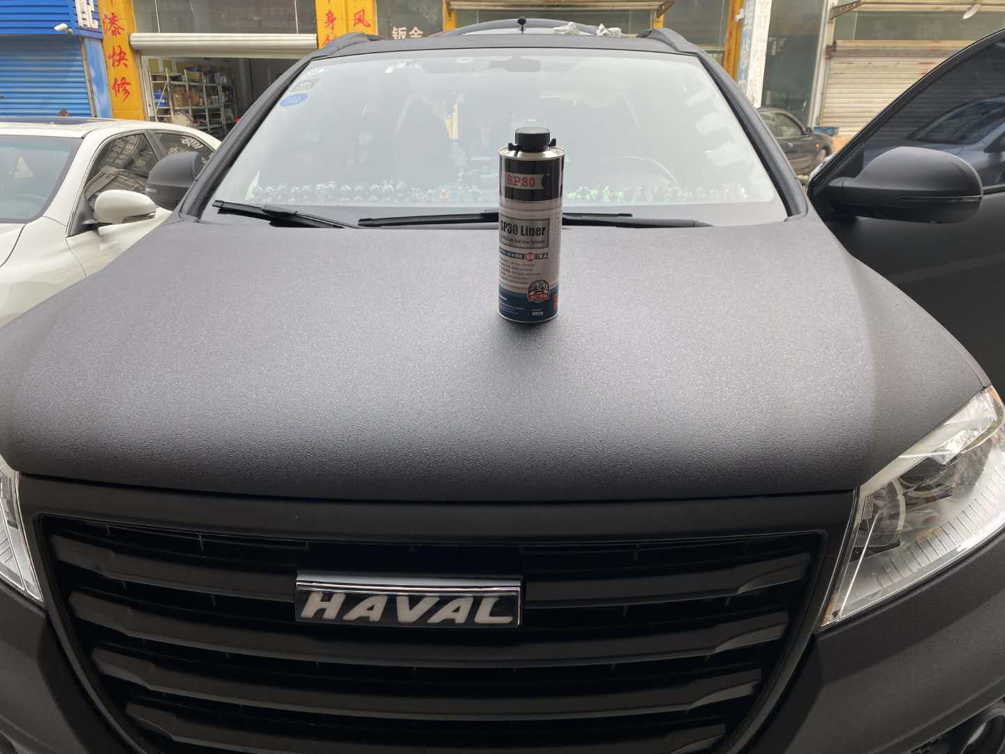 哈佛全车施立盾猛禽漆喷涂改装